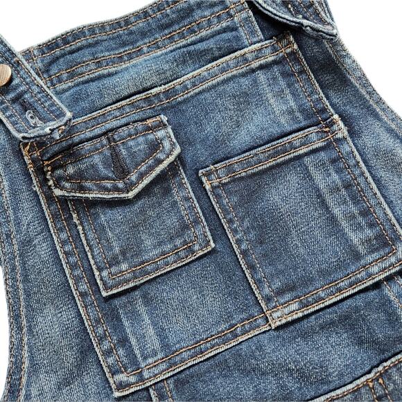 Free People denim overalls blue washed womens size 24 - Picture 3 of 11